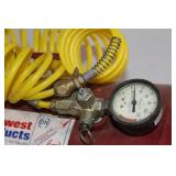 Vintage Mobile Air Midwest Products Air Tank with Pressure Gauge