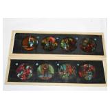 Antique Stereopticon Lantern Projector with Glass Slides and Envelopes