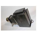 Antique Stereopticon Lantern Projector with Glass Slides and Envelopes