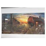 Days Gone By Framed Art Print by Jim Hansel with Black Frame