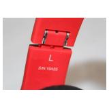 Mpow Wireless Over-Ear Headphones with Red and Black Design