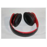 Mpow Wireless Over-Ear Headphones with Red and Black Design