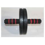 Ab Roller with Foam Grips for Core Workout