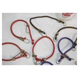 Set of 10 Assorted Color Stretch Cords with Hooks