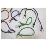 Set of 10 Assorted Color Stretch Cords with Hooks