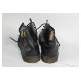 Pair of Dr. Martens AW004 Black Leather Boots Size US 11