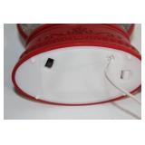 Set of 2 Festive Snowman Lanterns with Holiday Scene