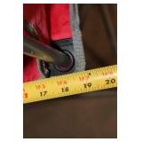 Red Folding Camp Chair with Cup Holder