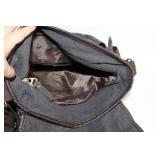 Vintage Style Canvas Messenger Bag with Adjustable Strap