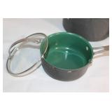 Set of 4 Orgreenic Cookware Pots and Pans with Lids