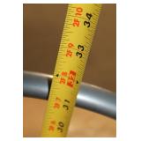 Folding Metal Bar Stool with Wooden Seat