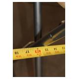 Folding Metal Bar Stool with Wooden Seat