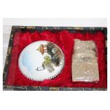 Collection of Handmade Jewelry, Carved Box, and Decorative Items