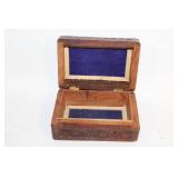 Collection of Handmade Jewelry, Carved Box, and Decorative Items