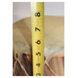 Handcrafted Native Style Drum with Natural Hide and Handle