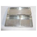 Vintage Metal Cigarette Case with Engravings