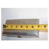 Vintage Metal Cigarette Case with Engravings