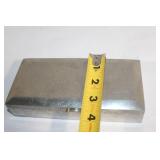 Vintage Metal Cigarette Case with Engravings