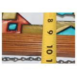 Open Windows Stained Glass Art with Bear Design - Salida, Colorado