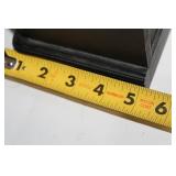 Black Wooden Jewelry Display Cabinet with Mirrored Interior