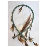 Handcrafted Dreamcatcher with Natural Feathers and Beads