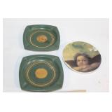 Collection of Vintage Decorative Plates and Tiles