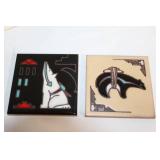 Collection of Vintage Decorative Plates and Tiles