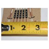 Pair of 6x3 Inch Native American Style Art Tiles