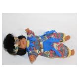 Set of 3 Native American Style Vinyl Dolls, 7 Inches