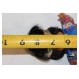 Set of 3 Native American Style Vinyl Dolls, 7 Inches