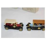 Collector Set of Classic Car Miniatures - Ford Model T & Peugeot