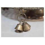 Vintage Metal Incense Holder with Bells