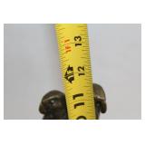 Bronze Parrot Sculpture on Branch