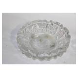 Set of 7 Vintage Crystal Dishes and Diamond Paperweight