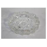 Set of 7 Vintage Crystal Dishes and Diamond Paperweight