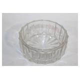 Set of 7 Vintage Crystal Dishes and Diamond Paperweight