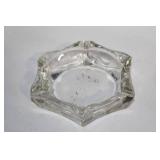 Set of 7 Vintage Crystal Dishes and Diamond Paperweight