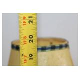 Vintage Table Lamp with Fall Leaf Design Shade