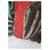 Hand-Carved Wooden Rooster Sculpture with Movable Wings