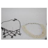 Assorted Jewelry Collection featuring Necklaces, Earrings, Bracelets, and Brooches