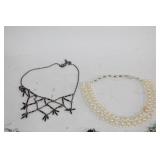 Assorted Jewelry Collection featuring Necklaces, Earrings, Bracelets, and Brooches