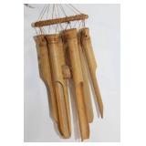 Decorative Wooden Wind Chime with Dreamcatcher Design