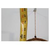 Decorative Wooden Wind Chime with Dreamcatcher Design