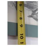 Paula Beck Signed 1992 Pencil Drawing of Native American on Horse