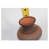 Collection of 4 Southwest-Inspired Ceramic Vases