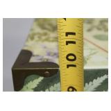 Decorative Square Storage Box with Floral Design