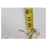 Large Clear Glass Pitcher with Spout and Handle