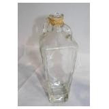 Collection of 3 Glass Bottles and Lidded Jar