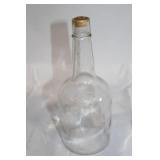 Collection of 3 Glass Bottles and Lidded Jar