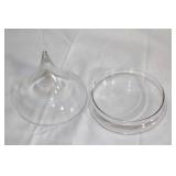 Set of Glassware with Pitcher, Teapot, and Champagne Glasses